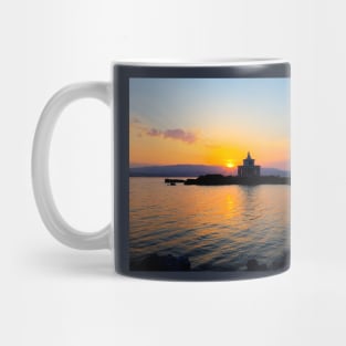 Argostoli lighthouse Sunset, Kefalonia Mug